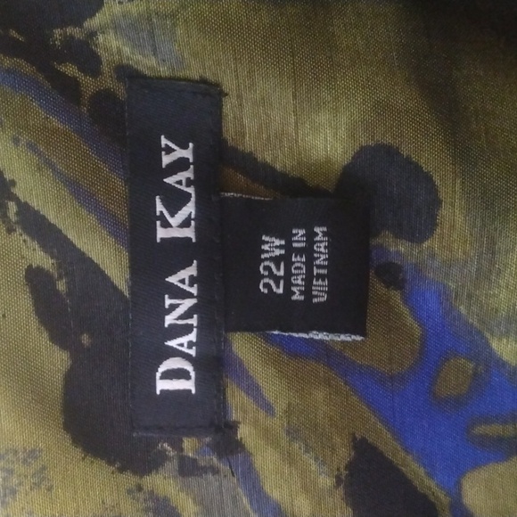 Size 22W Dana Kay Multi colored dress - Picture 2 of 5